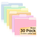 Smart Home SUNEE File Folders, 30 Pack Manilla Folders Set