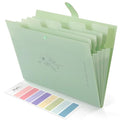 Minimalist SKYDUE Expanding File Folder with 5 Pockets, Aesthetic Accordion Kit
