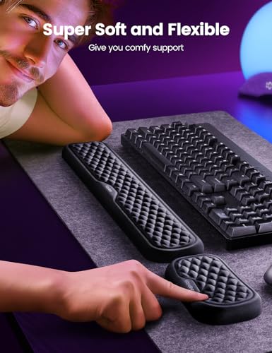 Smart Home Vaydeer Wrist Rest for Keyboard and Mouse, Computer Ergonomic Collection