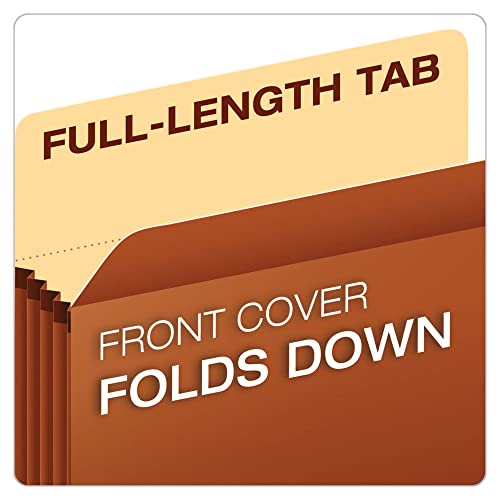 Minimalist Pendaflex Expanding File Pockets, Letter Size, 5.25" Expansion, Reinforced Set