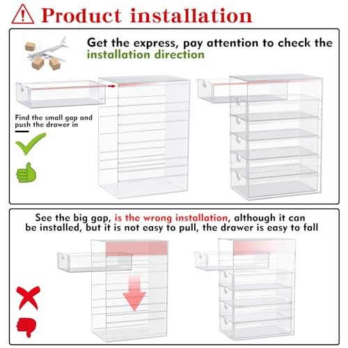 Modern caktraie Makeup Organizer Storage With 16 Drawers, for Daily Use